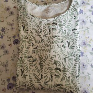 PRICE DROP! APPLESEED'S PRINT KNIT TOP-EUC